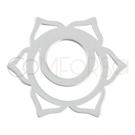 Gold-plated sterling silver 925 2nd chakra Svadhisthana connector