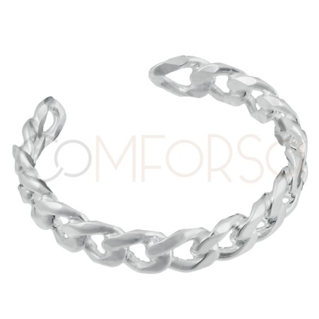 Sterling silver 925 thin chain ring 3.5mm