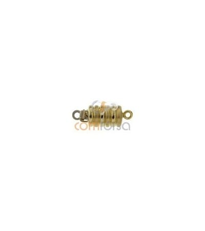 18kt Yellow gold matte clasp 16 x 9 mm