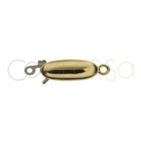 18kt 750ml yellow gold clasp 12 x 4.5 mm