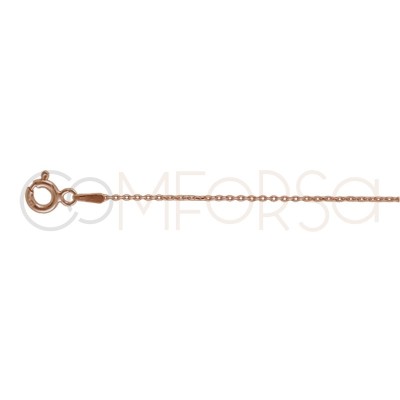 Gold-plated sterling silver 925 cable chain 40cm