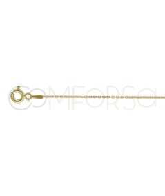 Gold-plated sterling silver 925 cable chain 1.5 x 1.1 mm
 Finish-Gold-plated sterling silver 925ml Chain length-40