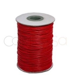 Red waxed cord 1.2 mm