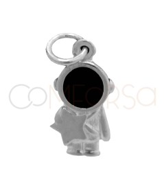 Sterling silver 925 astronaut with star pendant 6 x 12mm