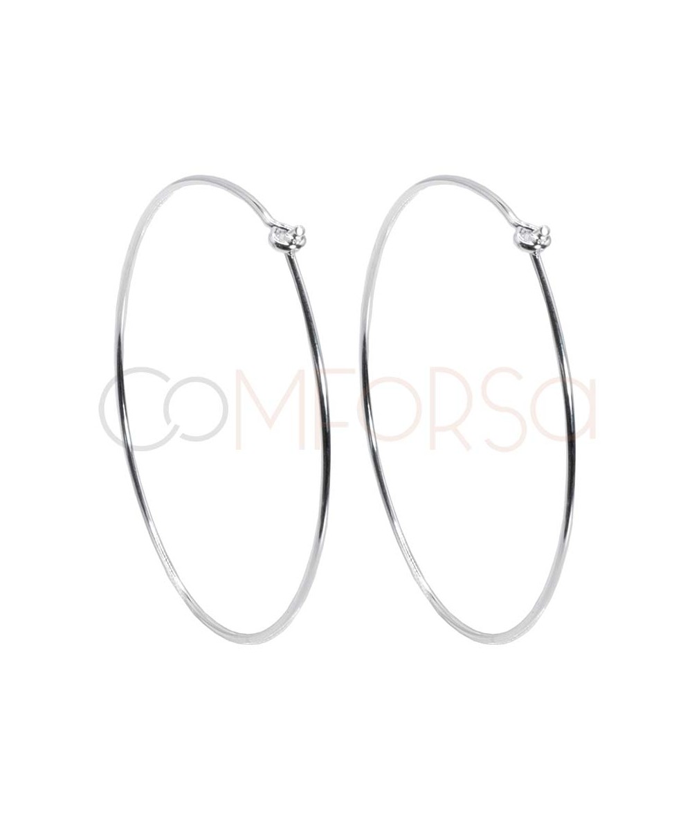 Buy ZARIIN Moon Star Semi Hoop Black Onyx Drop Earrings Online