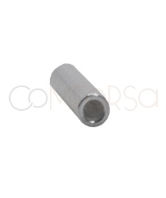 Sterling silver 925 Tube 1.5 mm (ext diameter) x 20 mm (length)