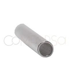 Sterling silver 925 Tube 2 mm (ext diameter) x 15 mm (length)