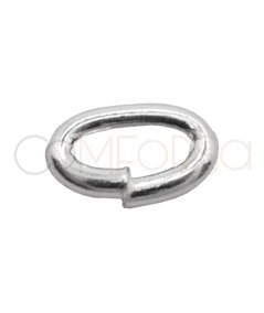 Sterling silver 925 oval open jump ring 2.5 x 4mm