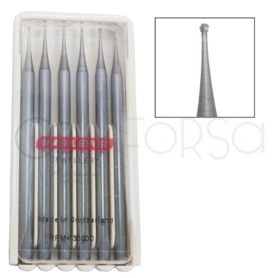 Box of 0.8mm burs (6 units)