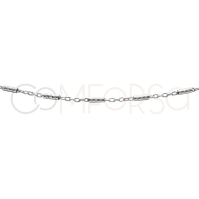 Sterling silver 925 loose cable chain & tube chain 2 x 1.5mm (grams)