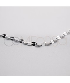 Sterling silver 925 plain anchor bracelet 15cm + 3cm