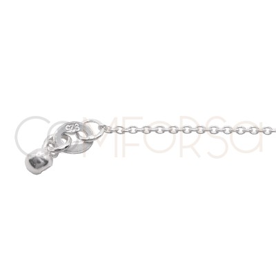 Sterling silver 925 adjustable choker 50cm