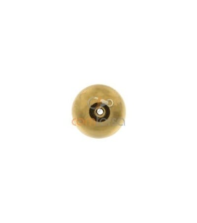 18kt Yellow gold round bead  8 mm