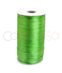 Green apple satin cord 2mm