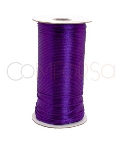 Pulm coloured satin cord 2mm