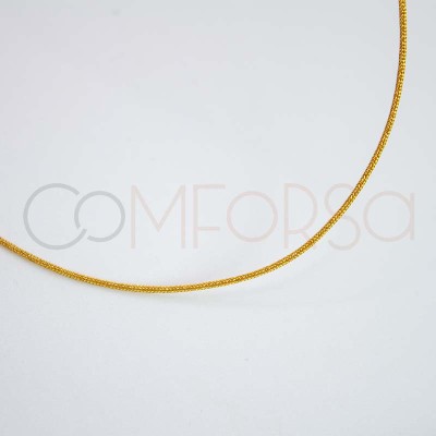 Golden japanese double silk choker 40 cm