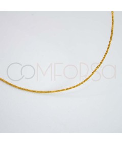 Golden japanese double silk choker 40 cm