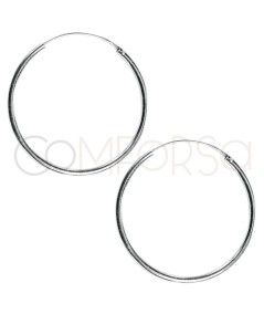 Sterling silver 925ml Hoop earrings 20 mm