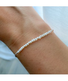 Sterling silver 925 bracelet with pearls