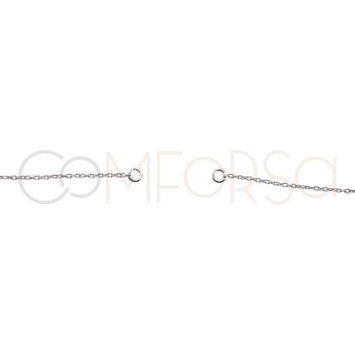 Sterling silver 925 cable cut chain with jump rings