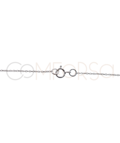 Sterling silver 925 cable cut chain with jump rings