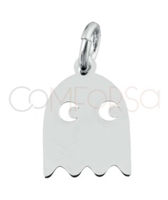 Sterling silver 925 Muncher ghost 8 x 12mm pendant