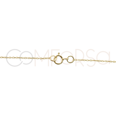 Sterling silver 925 cable cut chain with jump rings