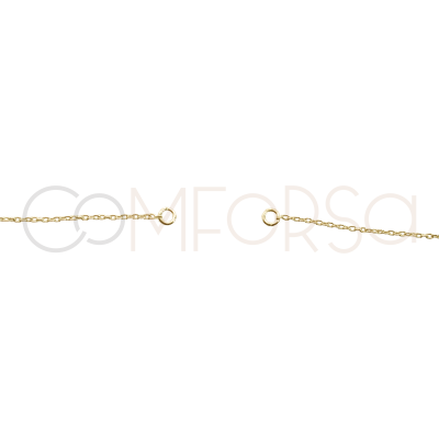 Sterling silver 925 cable cut chain with jump rings