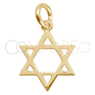 Sterling silver 925 Star of David pendant 10mm