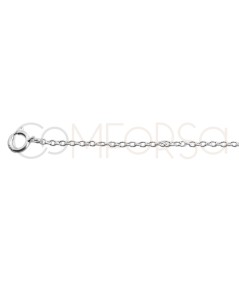 Sterling silver 925 choker with 3 crystal zirconias