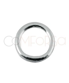 Gold-plated sterling silver 925 soldered jump ring 4 mm