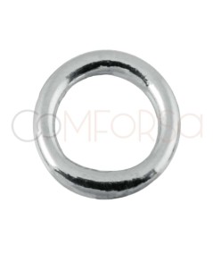 Sterling silver 925 soldered jump ring 7 mm
