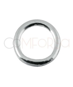 Sterling silver 925 soldered jump ring 6.5 mm