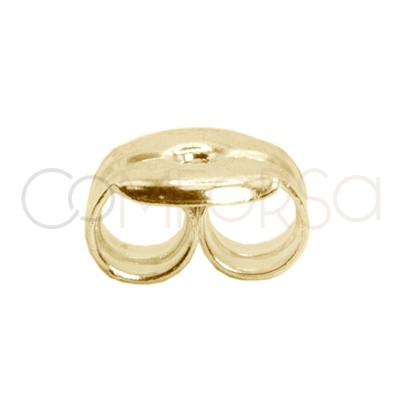 Gold-plated sterling silver 925 reinforced scroll 6mm