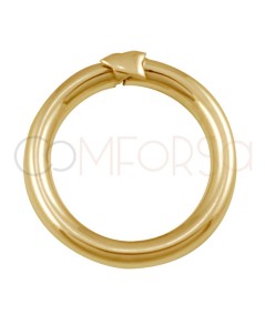 Sterling silver 925 gold-plated magic ring 20 mm