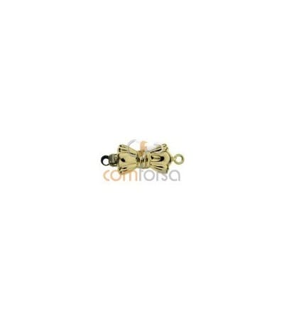 18kt Yellow gold bow clasp 21 x 8 mm