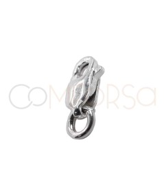 Sterling silver 925 lobster clasp with jump ring 2.5 x 7mm