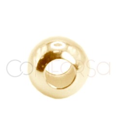 Rose Gold-plated silver Ball 4mm (1.8)