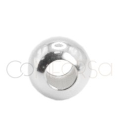 Rose Gold-plated silver Ball 4mm (1.8)