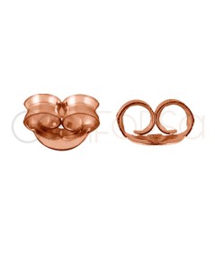 Small  Rose Gold-plated silver Scrolls