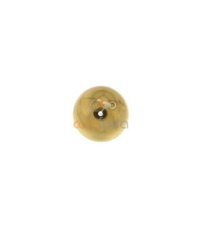 18kt Yellow gold round bead  9 mm