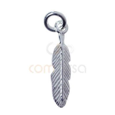 Sterling silver 925 feather...
