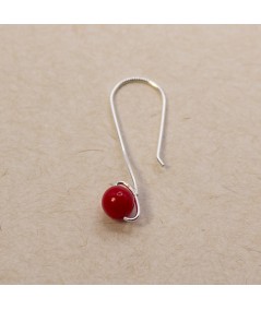 Sterling silver 925 ear wire for double-opening earrings 11 x 33mm