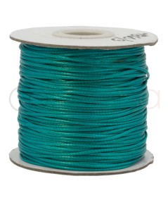 Korean Aqua Green Waxed Cord 1mm