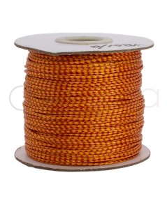 Red & yellow matt wax thread 1mm