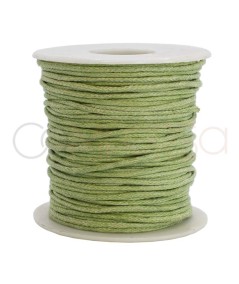 Light green matt wax thread 1mm