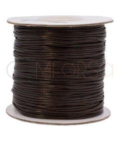 Korean brown waxed cord 1mm