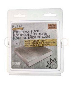 Steel Jewellery Bench Block 10.1 x 10.1 cm