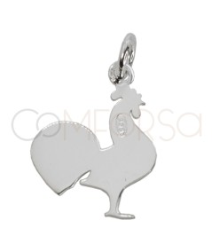 Sterling silver 925 Le Coq pendant 11.6 x 16mm