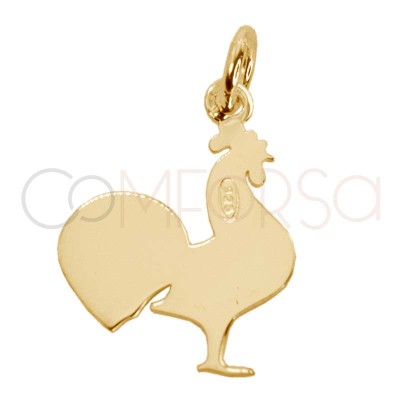 Sterling silver 925 Le Coq pendant 11.6 x 16mm